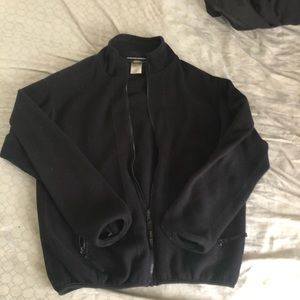 REI suede black jacket men’s size medium